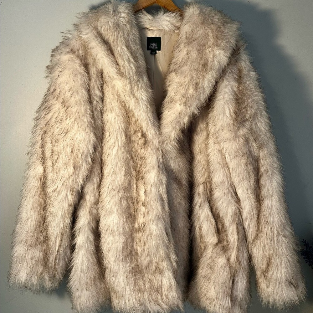 Wild Fable Cream Teddy Jacket
